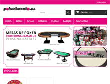 Tablet Screenshot of pokerbarato.es